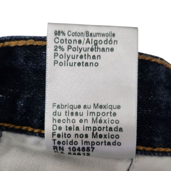 AG‎ Adriano Goldschmied Jeans Mens 31 Blue Tellis Modern Slim Raw Hem Dark Wash - Picture 6 of 11
